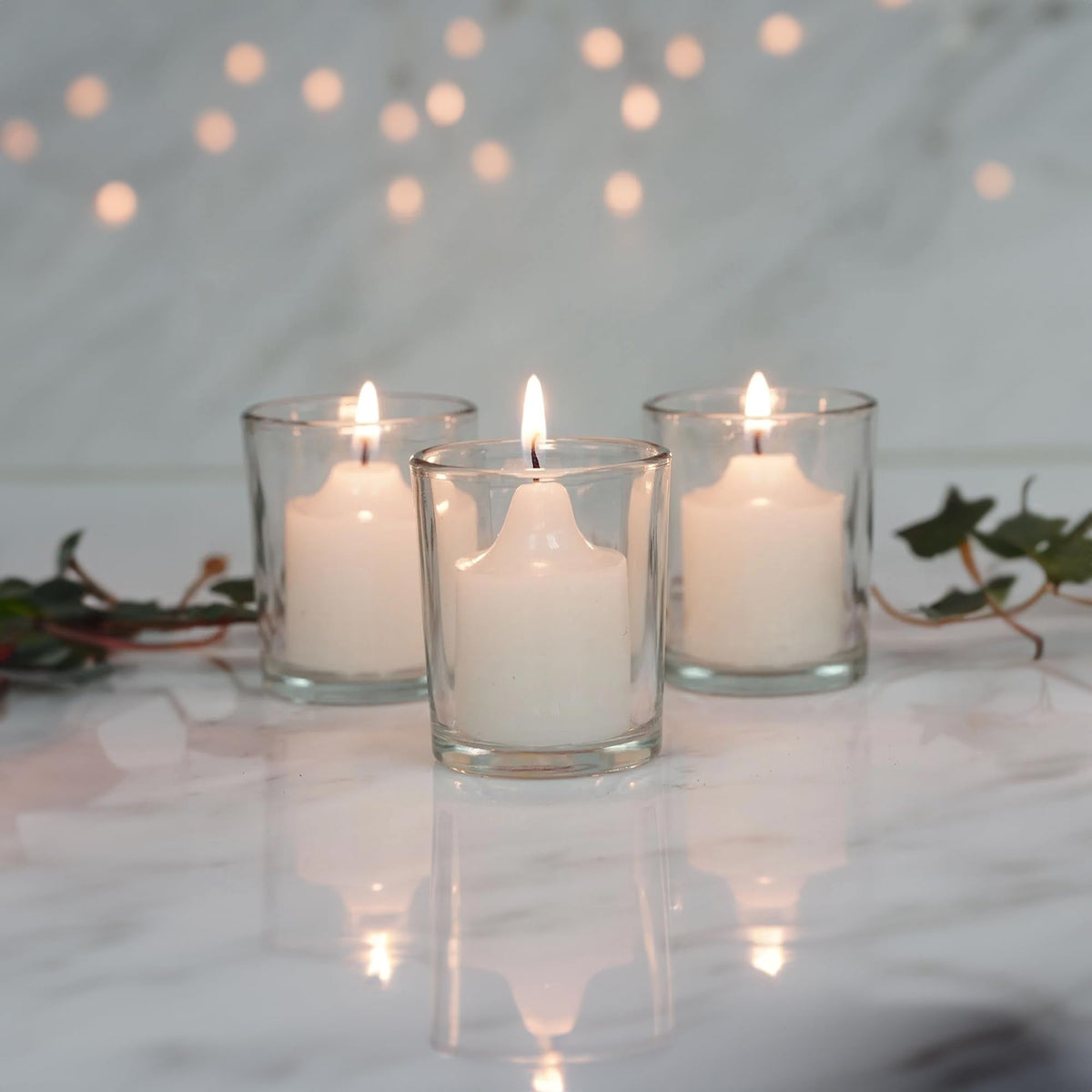 WGV Tea Light Votive Candle Holder 2.2x2.75, Clear Tiny Utility Cylinder Glass Vase, Small Planter Terrarium for Home Accent Decor, 1 Pc