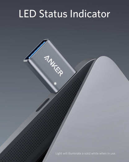 Anker USB C Adapter (2 Pack), USB C to USB Adapter High-Speed Data Transfer for MacBook Pro 2020, iPad Pro 2020, Samsung Notebook 9, Dell XPS and More Type C Devices
