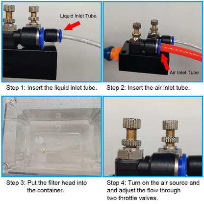 OriGlam Mist Coolant Lubrication Spray System for Metal Cutting Engraving Cooling Sprayer Machine for Air Pipe CNC Lathe Milling Drill