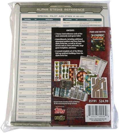 BattleTech Counters Pack Alpha Strike - Miniatures Wargame Accessory for 2+ Players Ages 14+ 1.5 Hours+ Play Time - Essential Kit by Catalyst Game Labs