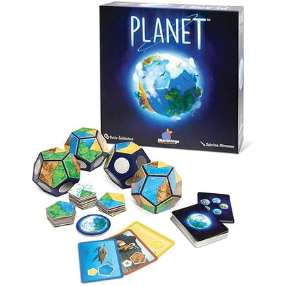 Blue Orange Games Planet Board Game - Award Winning Kids Family or Adult Strategy 3D Board Game for 2 to 4 Players. Recommended for Ages 8 &amp Up.