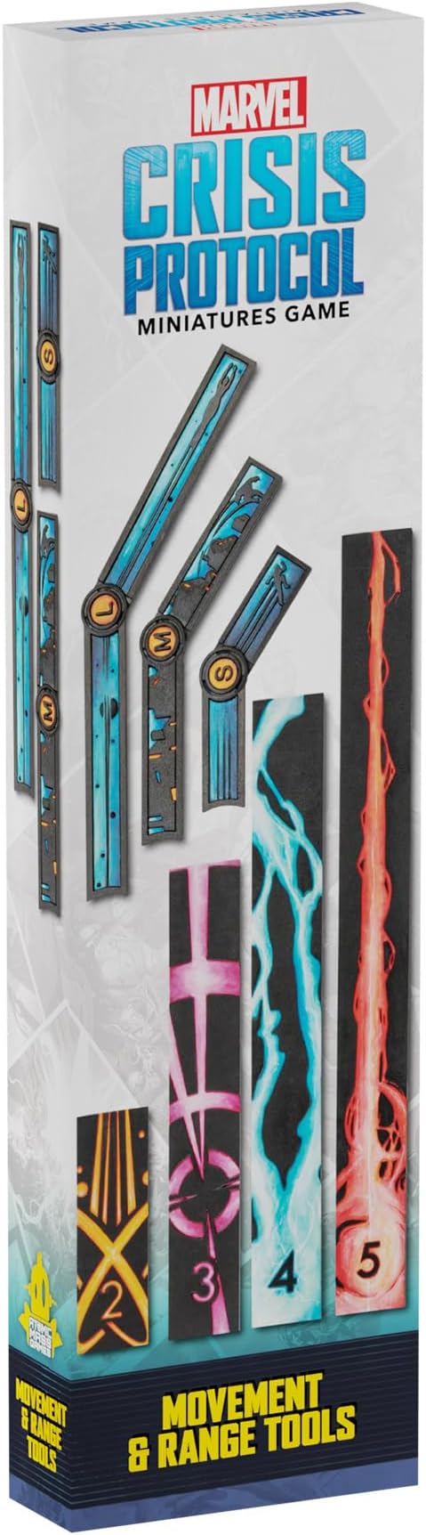 Marvel: Crisis Protocol Movement &amp Range Tools - Enhanced Gameplay for New Players and Expanding Your Roster Tabletop Superhero Game Ages 14+ 2 Players 90 Min Playtime Made by Atomic Mass Gam