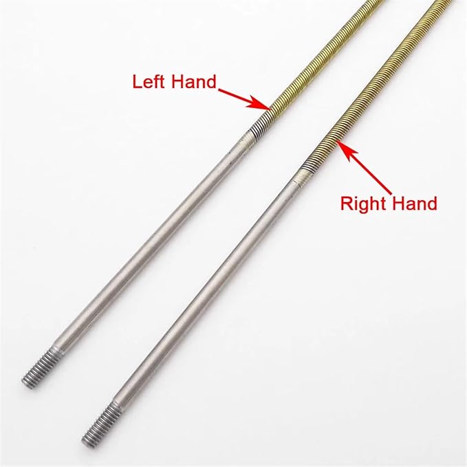 RC Boat 4mm 350mm Flexible Shaft CW CCW Drive Cable Shaft Strut Mount 36mm Propeller for RC Boat Speed Mono V Oval Catamaran(Right Hand)