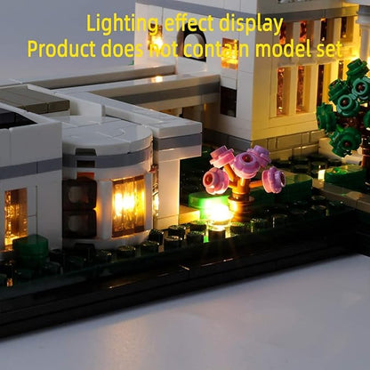 LED Light Kit for The White House - Compatible with Lego Architecture Collection 21054 Building Blocks Model (Model Set Not Included)