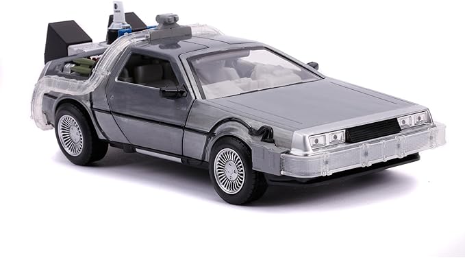 Jada - DLorean Back to The Future Collecting Vehicle Doors Open Glider Mode 1:24 Scale (253255021)