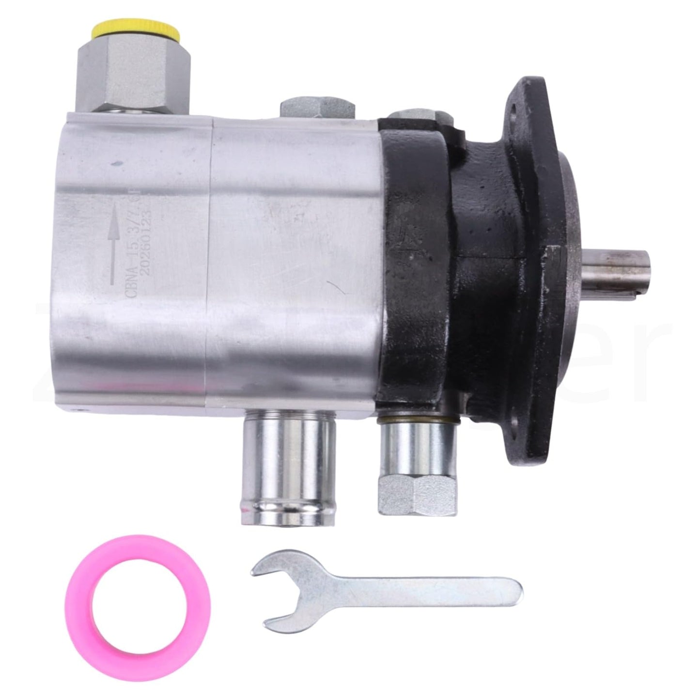 Zachager 22 GPM Two-Stage Wood Splitter Pump—3000 PSI High/Low Hydraulic Gear Pump—3600 rpm, NPT 3/4” Outlet, NPT 1” Inlet, 5/8” Shaft