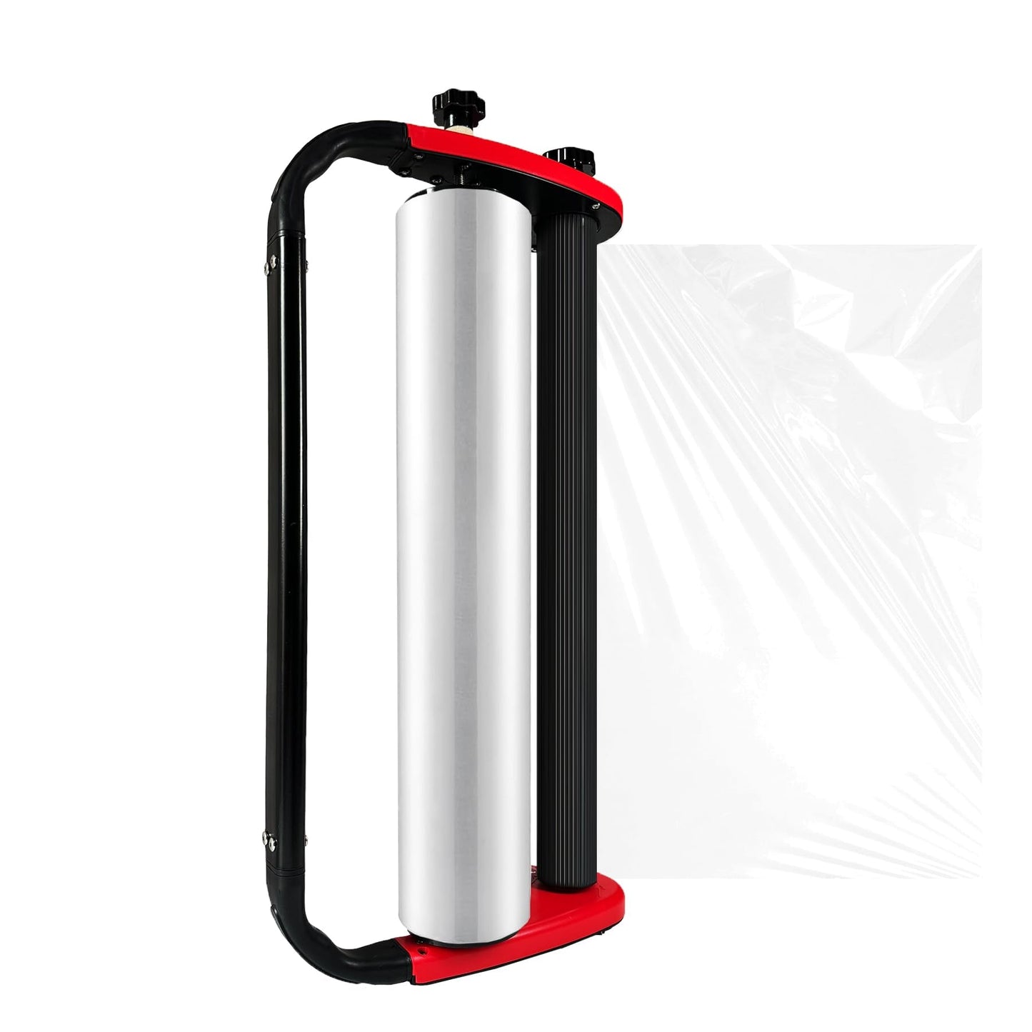 Ergonomic Stretch Film Dispenser - Reduces Operator Fatigue, Shrink wrap Handle for Warehousing, Logistics, Pallets, Commercial, and Home Use (18-in Dispenser for 18-in Stretch Film)