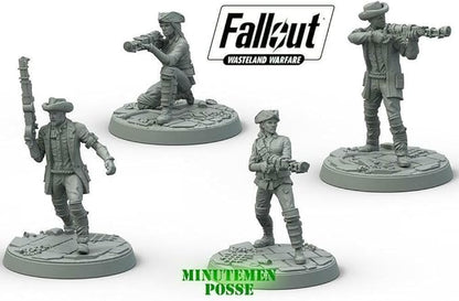 Fallout Wasteland Warfare Survivors Minutemen Posse Miniatures