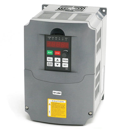 Huanyang VFD,110V 1-Phase to 220V 3-Phase,Variable Frequency Drive,for 220v 3phase 50/60hz Motor Speed Control (110V Input/220v Output-3hp)