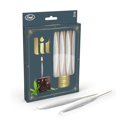 Genuine Fred, LIT! Party Candles - Set of 8