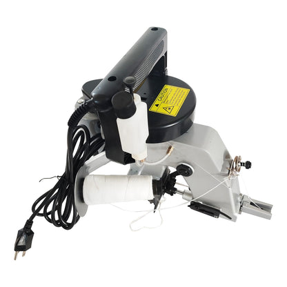 INTBUYING Portable Bag Sack Sewing Stitching Machine, Manual Electric Bag Closer, Industrial Bag Closing Machine Woven Bag Closer Stitcher Sewing Tool 110V for Bag Sealing