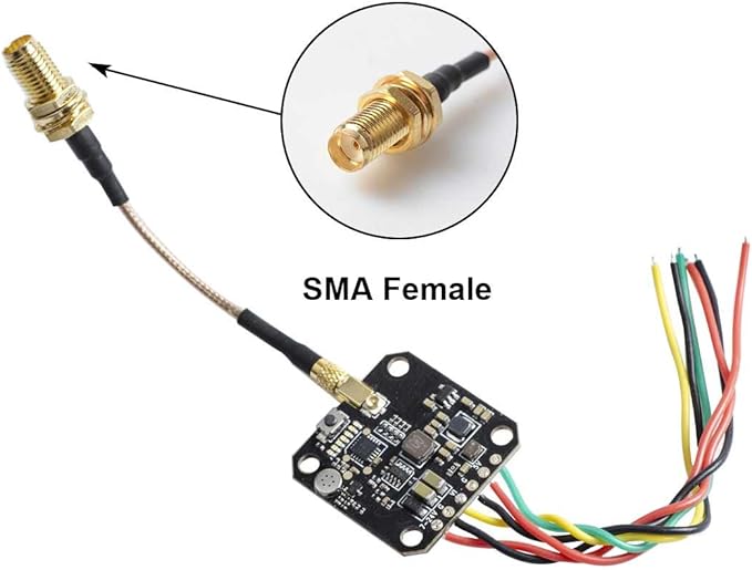 AKK FX3-ultimate 5.8GHz 25mW/200mW/400mW/600mW Switchable Mini VTX Support OSD Configuring via Betaflight