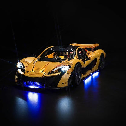 Upgraded Led Light Kit for Lego McLaren P1 Building Set Compatible with Lego 42172 Gift Idea for Adult Builders and Fans(Model Not Included)