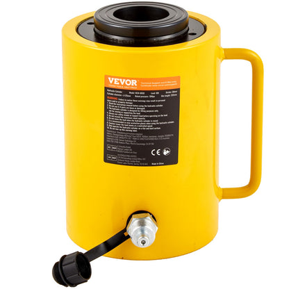 Vevor 60T 2 Inch Hydraulic Cylinder Jack Hollow Single Acting Hydraulic Ram Cylinder 50mm Hydraulic Lifting Cylinders for Riggers Fabricators (60T 2 Inch Hollow): Industrial & Scientific