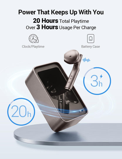 Timekettle W4 Translation Earbuds,Bone-Voiceprint Sensor for Clear Voice in Noise, AI Translator Correction,Protected Privacy with GDPR,Bluetooth,iOS/Android APP for Business & Relationships Gold