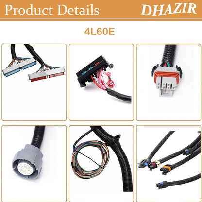 4L60E DBC Engine Wiring Harness Standalone Stand Alone fit for 1997-2006 GM LS1 4.8 5.3 6.0 L Vortec Engine Drive by Cable Throttle Body
