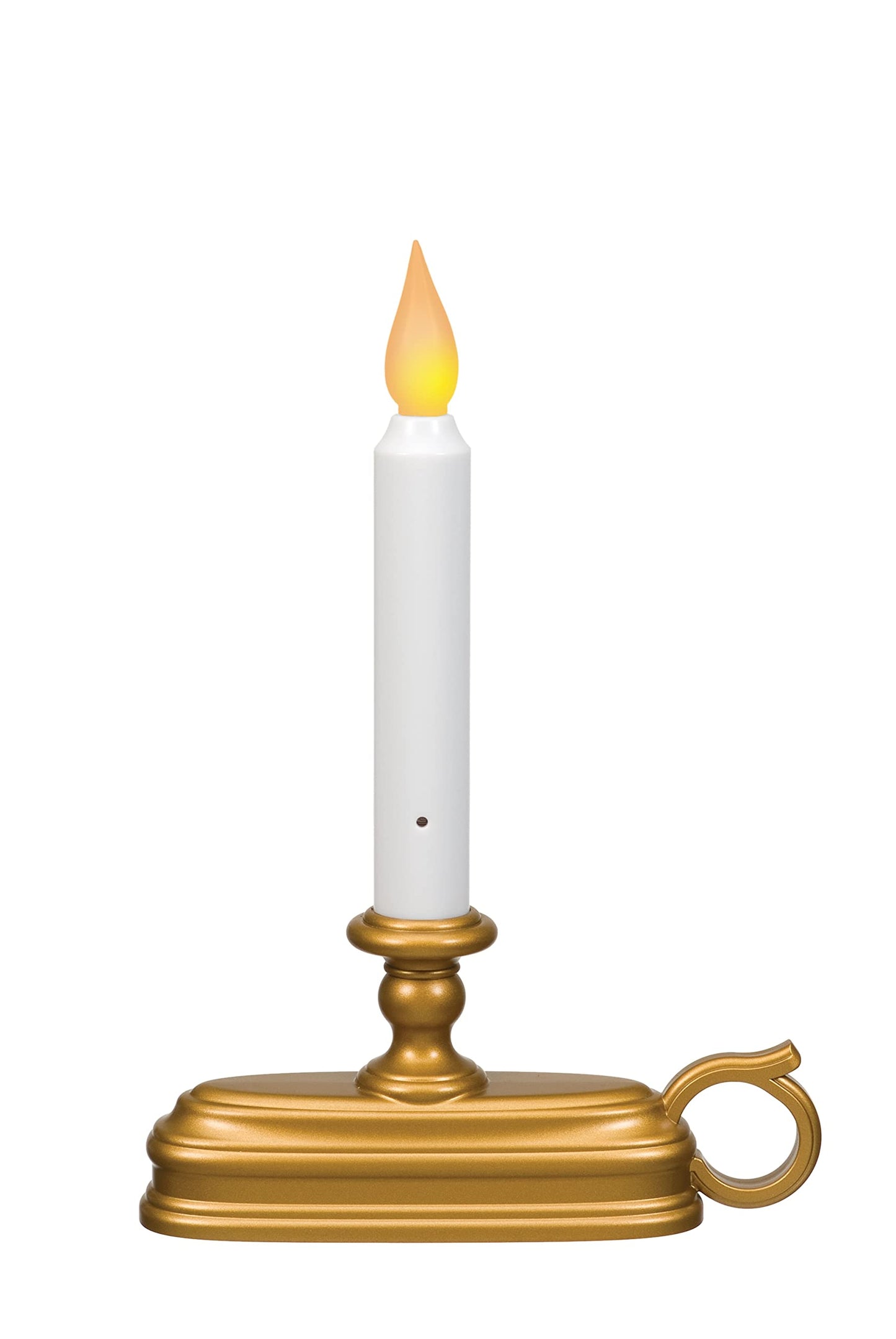 Xodus Innovations FPC1325B-6 Battery Operated LED Window Candle with New Hot Spot Technology and Dusk to Dawn Sensor and Choice of Amber or White Flame, Aged Bronze/Black Finish (Pack of 6)