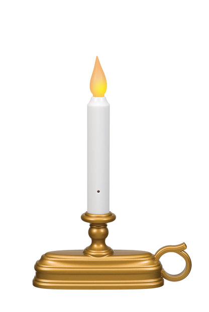 Xodus Innovations FPC1325B-6 Battery Operated LED Window Candle with New Hot Spot Technology and Dusk to Dawn Sensor and Choice of Amber or White Flame, Aged Bronze/Black Finish (Pack of 6)