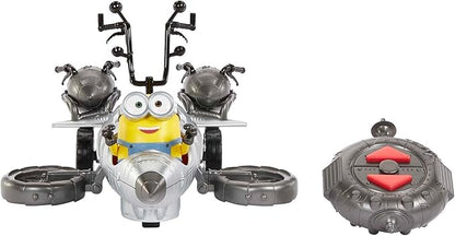 Mattel Minions Wild Rider Remote Control Vehicle with Minion Bob Action Figure For Kids 4 Years and Older
