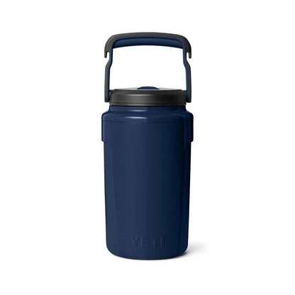 YETI Silo Half Gallon Insulated Straw Cap Water Jug – Leakproof, Lightweight Sports Bottle with Fence Hook Handle – Keeps Drinks Ice-Cold – Ideal for Gym, Sports & Tournaments, Navy