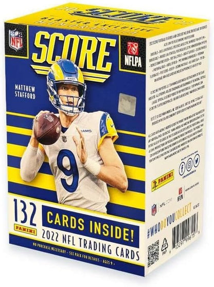 2022 Panini Score Football Trading Card Blaster Box - 132 Cards Inside