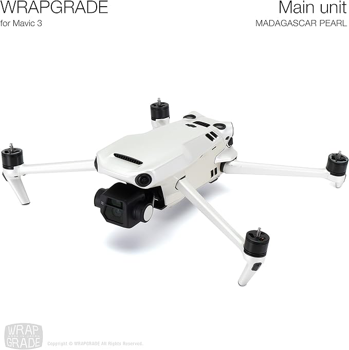WRAPGRADE Full Skin Stickers for DJI Mavic 3 / Mavic 3 Classic (Madagascar Pearl)