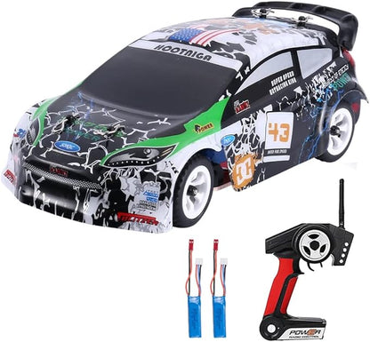 GoolRC WLtoys K989 RC Drift Car 1:28 Scale 4WD 30KM/H High Speed Electric Drifting Car RTR with Metal Chassis and 2 Batteries for Adults