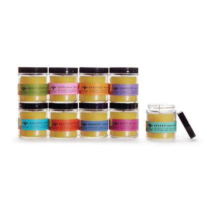 Big Dipper Wax Works Beeswax Aromatherapy Candle – Harmony - Pure Lavender, 3.2 oz Apothecary Glass, 2" x 2.5" – Natural Relaxing Scent, Clean 20 Hour Burn, Eco-Friendly & Hand-Poured