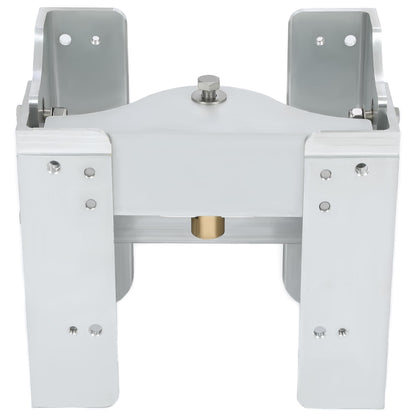 ECOTRIC 8'' Jack Plate Adjustable Outboard Motor Boat Power-Lift Manual Jack Plate Aluminum for Boat Steering System 40-225 Horsepower Engine