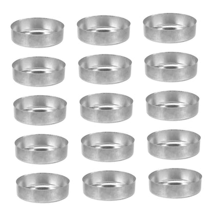 IMIKEYA 20pcs Candle Cup Empty Tealight Cups Gold Candles Holder Empty Wax Containers Tealight Candle Stand Scented Candles Holder Wax Melt Container Decor for Home Aluminum Grace Crafts