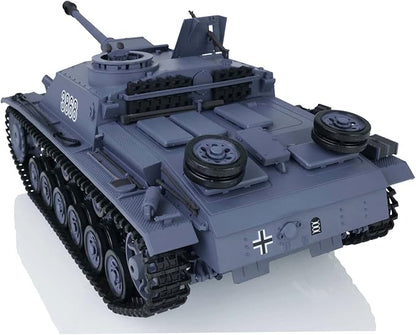 TOUCAN RC HOBBY 2.4G Henglong 1/16 Scale 7.0 Plastic German Stug III RTR RC Tank Model 3868