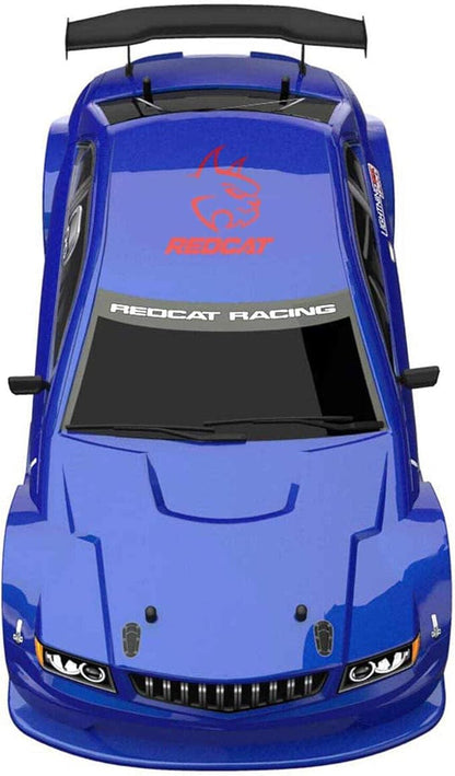 Redcat Racing Lightning EPX RC Drift Car 1/10 Scale 4WD with 2.4GHz Radio 19T Brushed Motor Tunable Suspension Remote Control Car with Battery and Charger - Metallic Blue