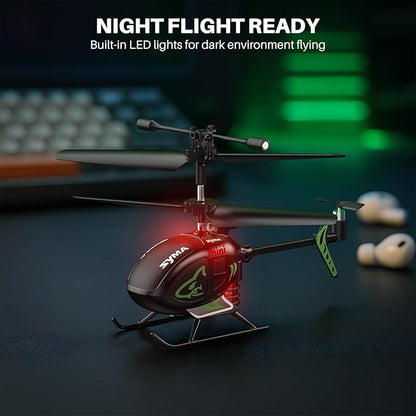 SYMA S100 Mini RC Helicopter with Gyro Stabilizer Altitude Hold 3.5 Channel 5-7 Min Flight Time Remote Control Helicopter Toy for Boys and Girls