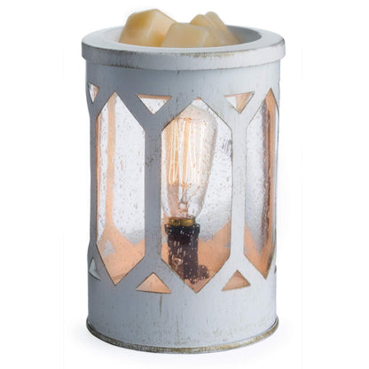 Candle Warmers Etc. Vintage Bulb Illumination Fragrance Warmer- Light-Up Warmer for Warming Scented Candle Wax Melts and Tarts to Freshen Room, Arbor