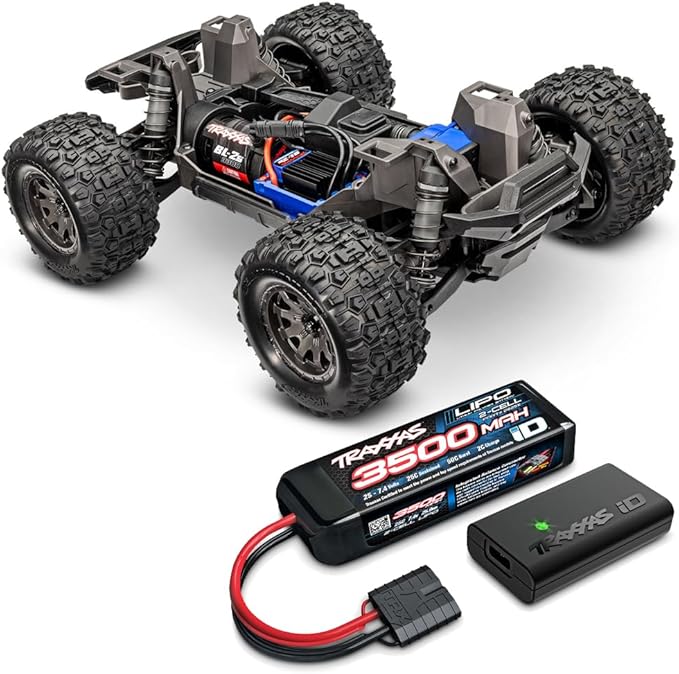 107154-1BLUE Traxxas Mini Maxx BL-2S - Blue