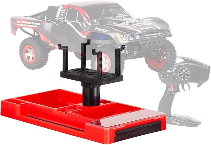 Ernst RC Car Stand and Workstation for RC Cars RC Aircraft Model Crawlers Monster Trucks Drones and Electric Boats