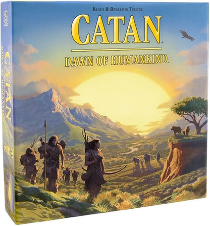 CATAN Dawn of Humankind Board Game - Embark on Humanity's Greatest Journey! Strategy Game Family Game for Kids &amp Adults Ages 12+ 3-4 Players 90 Minute Playtime Made by Catan Studio