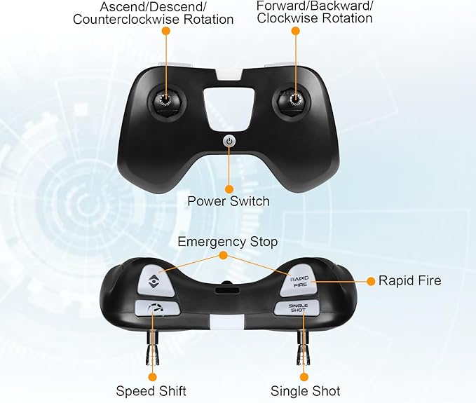 GoolRC Remote Control Helicopter WLtoys V398-C 3.5 Channel RC Helicopter with 6-Axis Gyroscope Altitude Hold LED Light Simulate Firing 2.4GHz Flying Toys for Beginners
