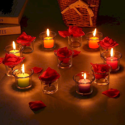 9-Pack 1.25-Inch Black Votive Candles for Halloween – Unscented Small Tealight Candle for Home Decor, Church and Special Occasions