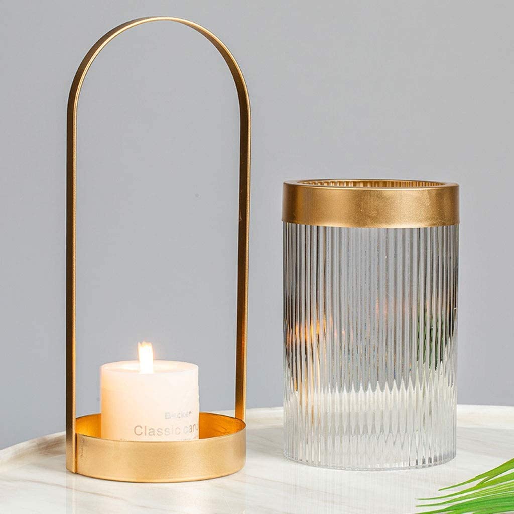 STBTOO Modern Candle Holders Candle Holder Candle Stand Metal Candelabra Candlestick Candle Holder for Wedding Dining Table Home Decoration Home Decorative(Green)