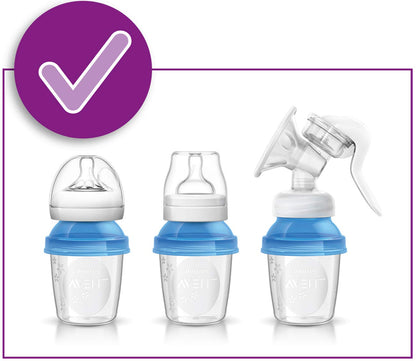 Philips AVENT Breast Milk Storage Cups And Lids, 10 6oz Containers, SCF618/10