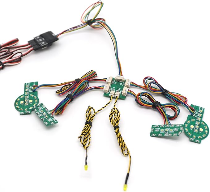 Front Rear Linkage Lighting System LED Light Group RC Parts for TRAXXAS TRX4 Bronco 1/10 RC Crawler Car