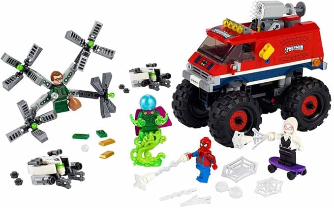 LEGO Marvel Spider-Man: Spider-Man's Monster Truck vs. Mysterio 76174 Cool Collectible Birthday Gift for Kids New 2021 (439 Pieces)