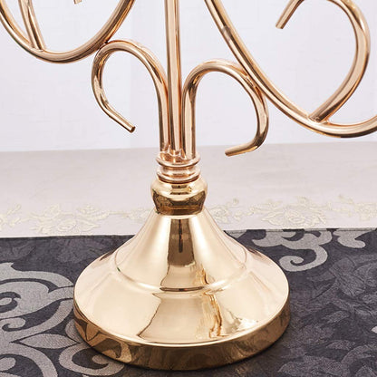 XILIN-1987 Candle Holderss 5 Head Candle Holder Desktop Decoration Retro Home Desktop Candle Holder Decorative Candlestick
