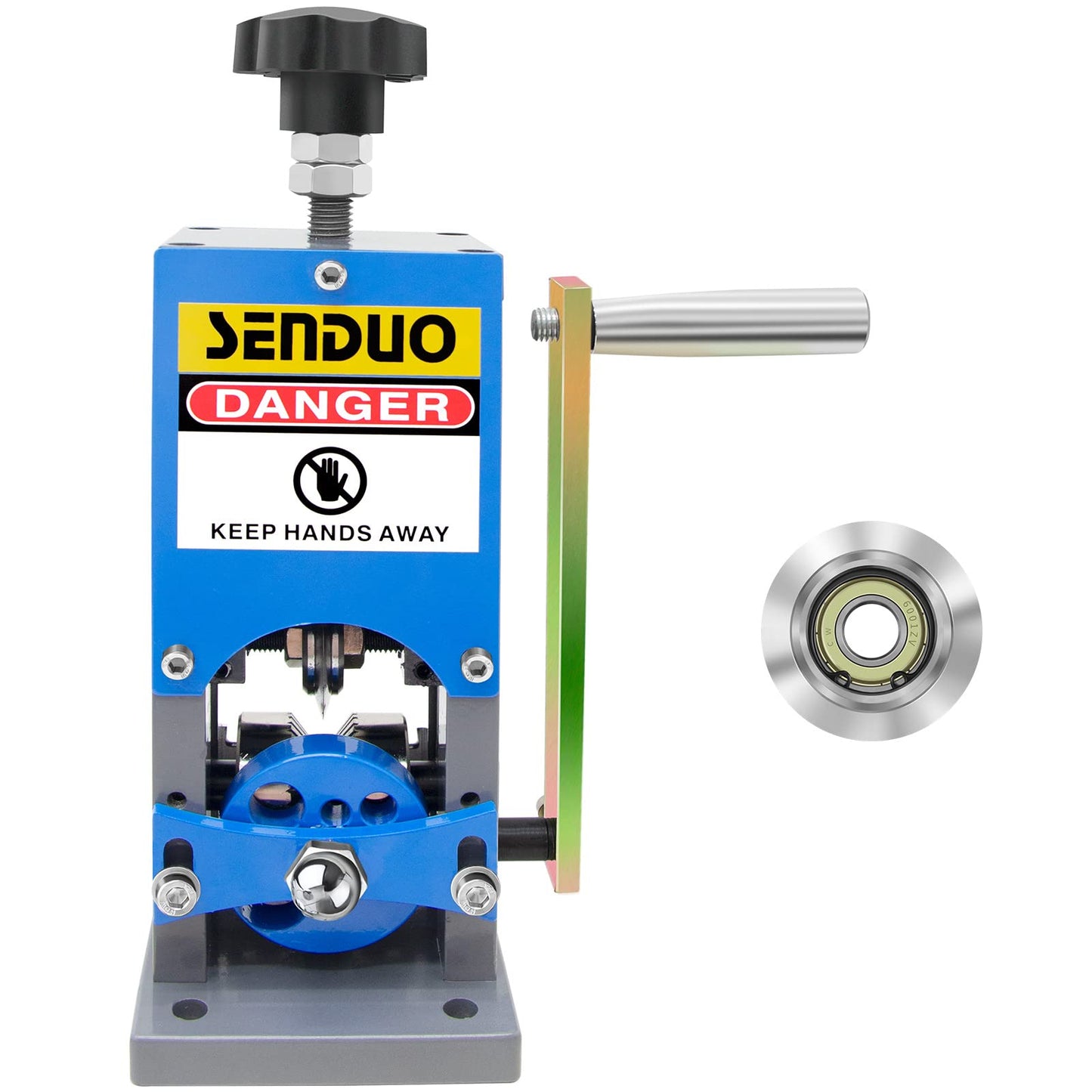 Upgraded Manual Wire Stripper Machine & Upgraded Replacement Blade，Cable Stripper Machine for Drill, Wire Stripper Tool With Hand Crank Portable,Wire Stripping Machine For Scrap Copper Recycling