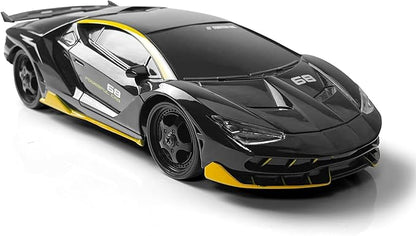 RC Drift Car Remote Control Car 2.4GHz 1/24 4WD 15KM/H High Speed Racing Sport with LED Lights Drifting Tire Toy for Adults Boys Girls Kids Gift 2Pcs Rechargeable Batteries