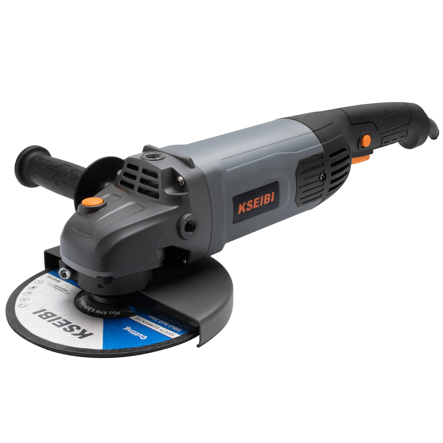 KSEIBI 711955 Concrete Grinder 7 inch, Concrete Grinding Wheel 15Amps Powerfull Motor for Industrial Grinding and Cutting Projects