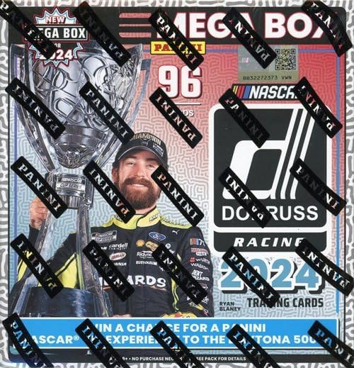 2024 Panini Donruss Nascar Racing HUGE Factory Sealed MEGA Box with (2) AUTOGRAPH or MEMORABILIA &amp 96 Cards! Includes (24) INSERTS or PARALLELS! Including (6) VELOCITY PARALLELS!