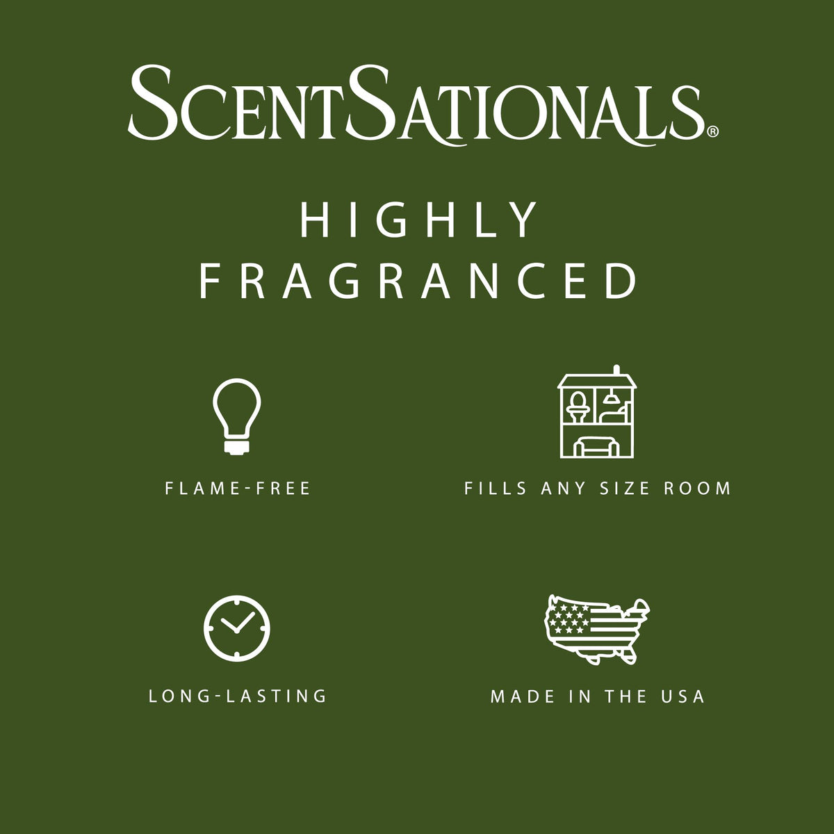 ScentSationals Perfectly Pine Scented Wax Melts - Pine Tree & Citrus, 10oz (24 Cubes)
