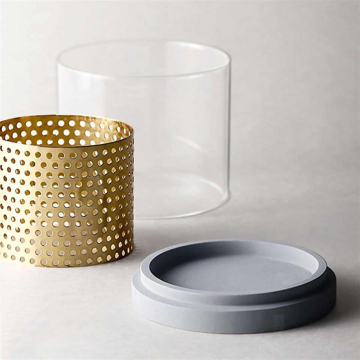 Candlestick Holders Aromatherapy Candlestick Table Center Decorative Glass Candle Holder High Temperature Resistant Candle Holders (Size : B)